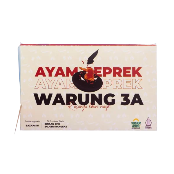 Packaging Ayam Geprek Warung 3A